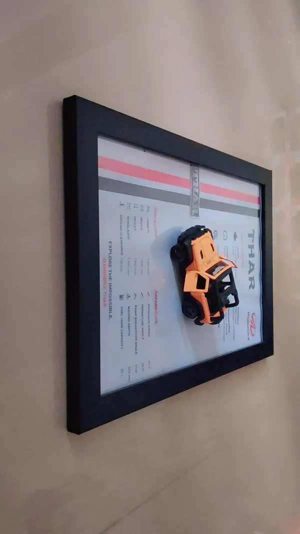 Wood_Automotive_Mahindra_Thar_Orange_3D_Car_Photo_Frame