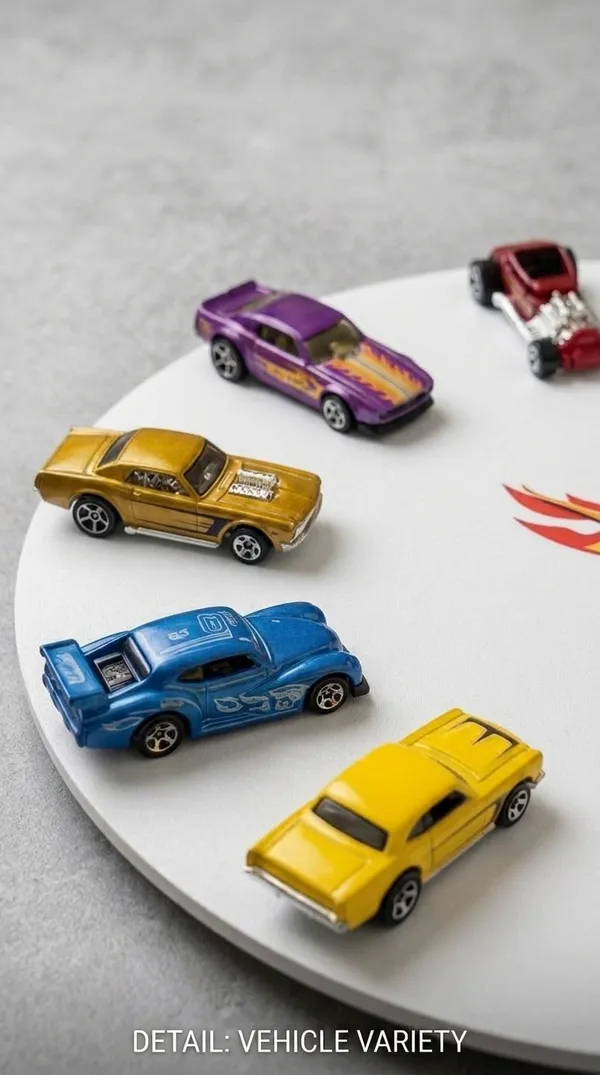 Wood_Automotive_Hot_Wheels_Cars_White_Wall_Clock