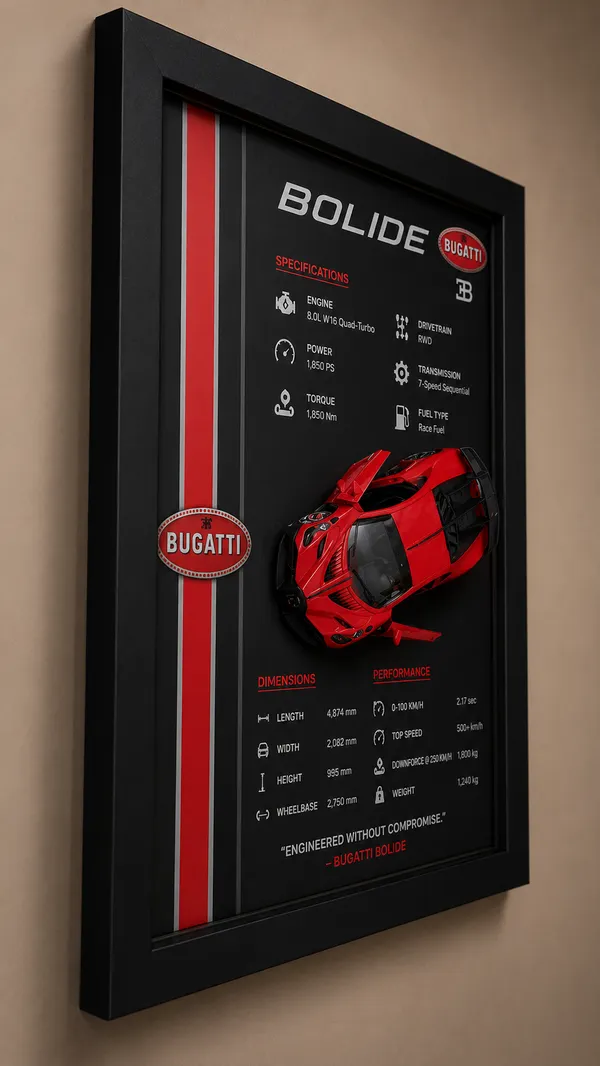 Wood_Automotive_Bugatti_Bolide_Red_3D_Car_Photo_Frame