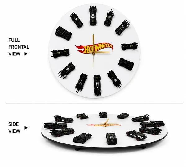 Bat_Mobile_Hotwheels_Wall_Clock