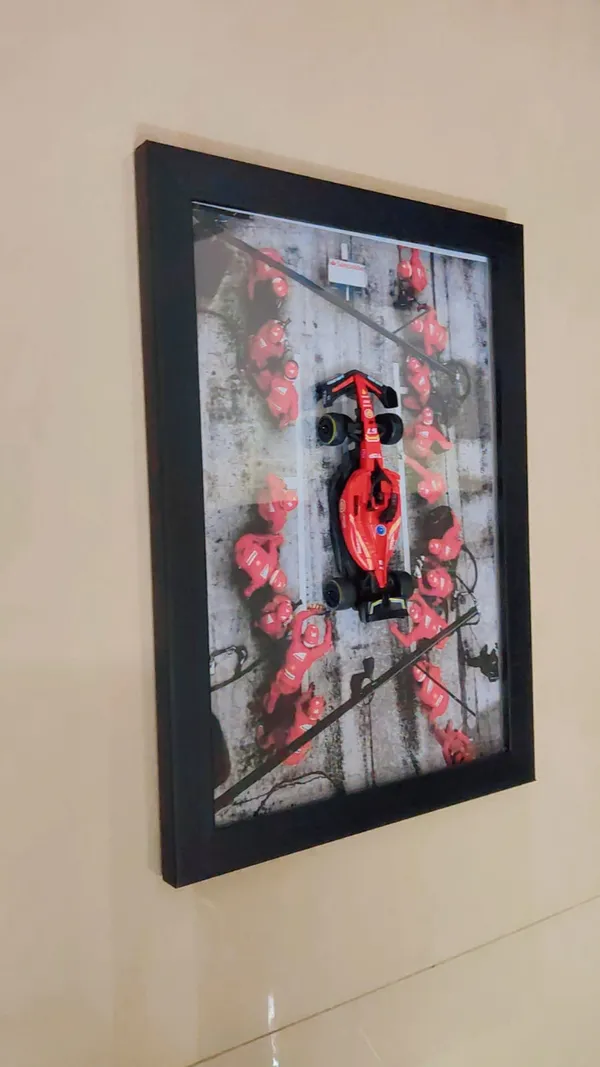 Wood_Black_Red_Formula_Racing_Car_3D_Shadow_Box_Frame