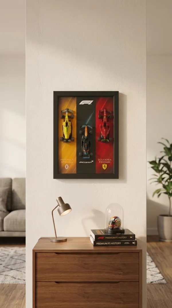 Wood_Black_Formula_1_Ferrari_Racing_Car_Display_Frame