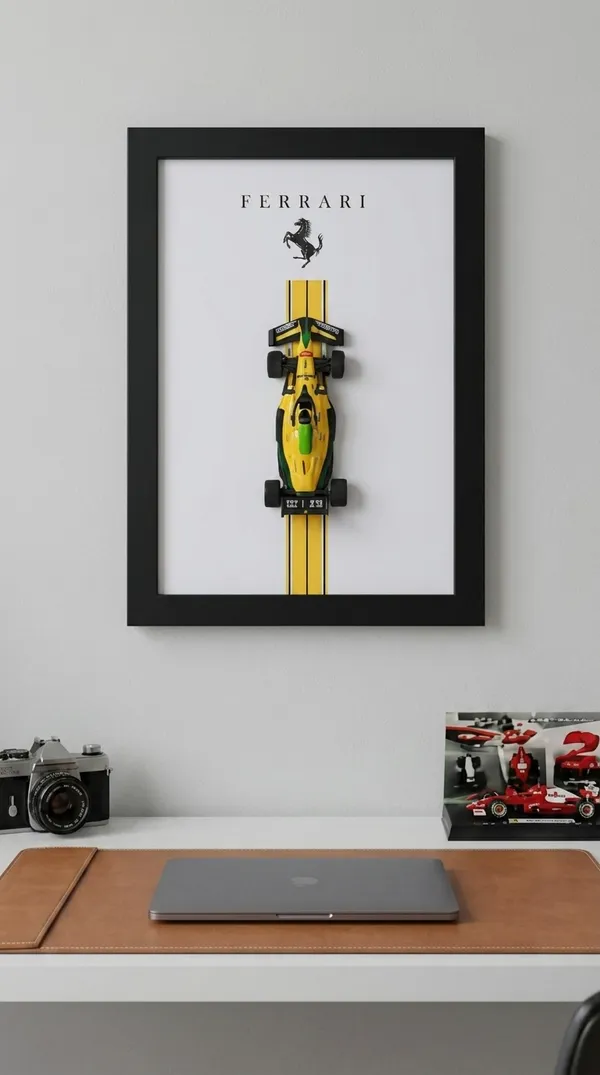 Wood_Motorsport_Ferrari_F1_Racing_Car_3D_Photo_Frame