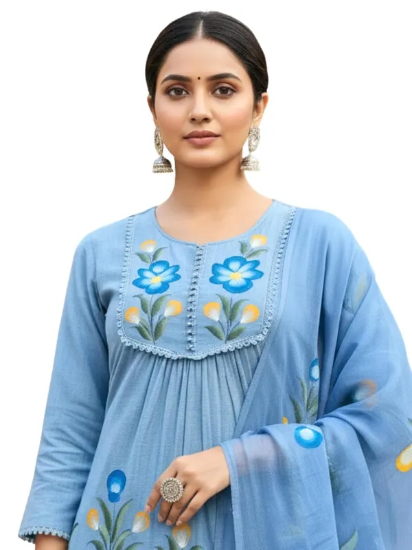 Womens_Cotton_A_Line_Kurta_Set_With_Trousers_And_Dupatta