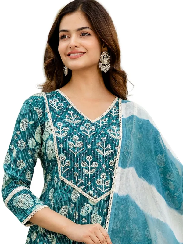 Cotton_Anarkali_Kurta_Set_With_Dupatta