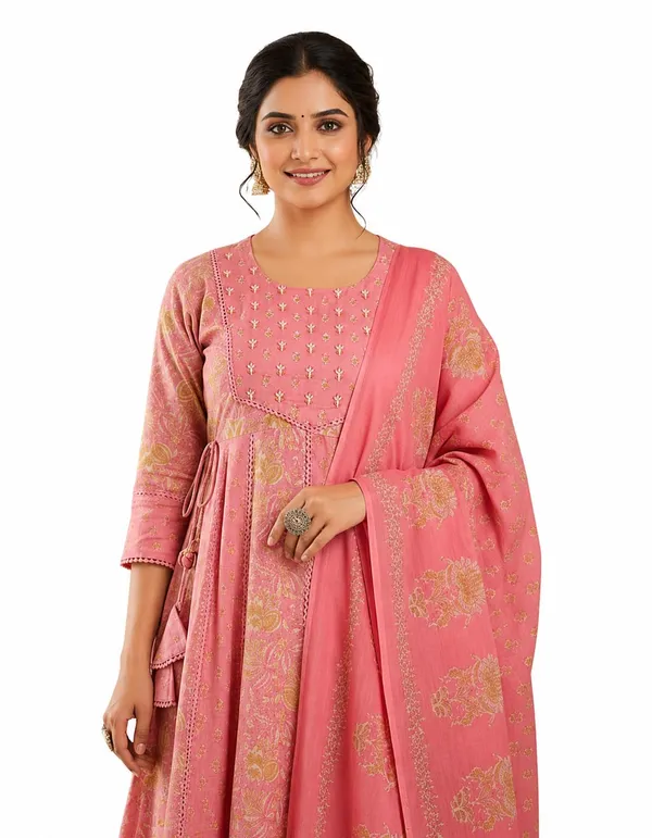 Cotton_Anarkali_Kurta_Set_With_Dupatta