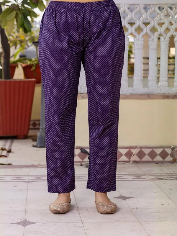 Geometric_Printed_V_Neck_Kurta_With_Trousers_And_Dupatta_Set