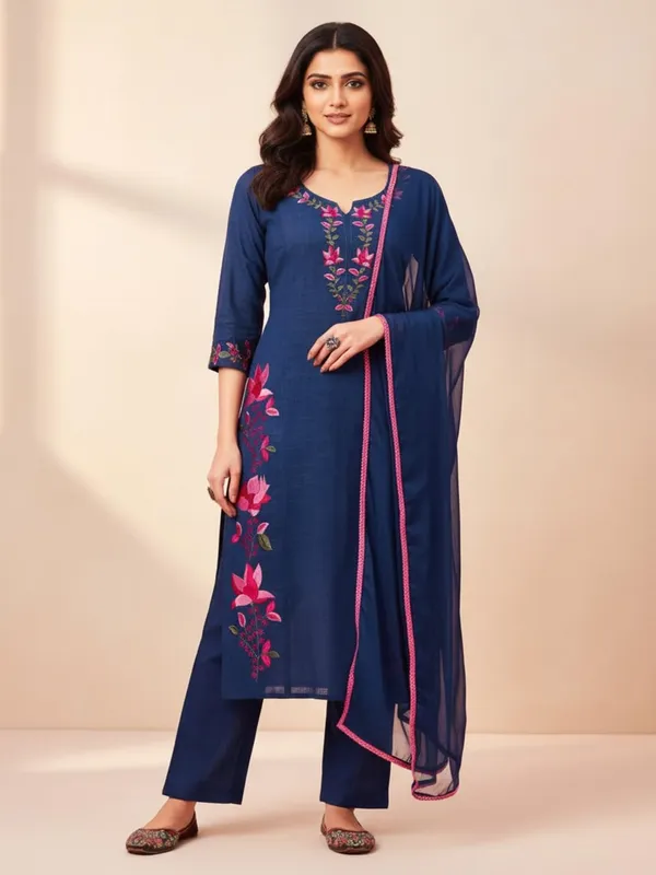 Women_Cotton_A_Line_Kurta_Set_With_Dupatta