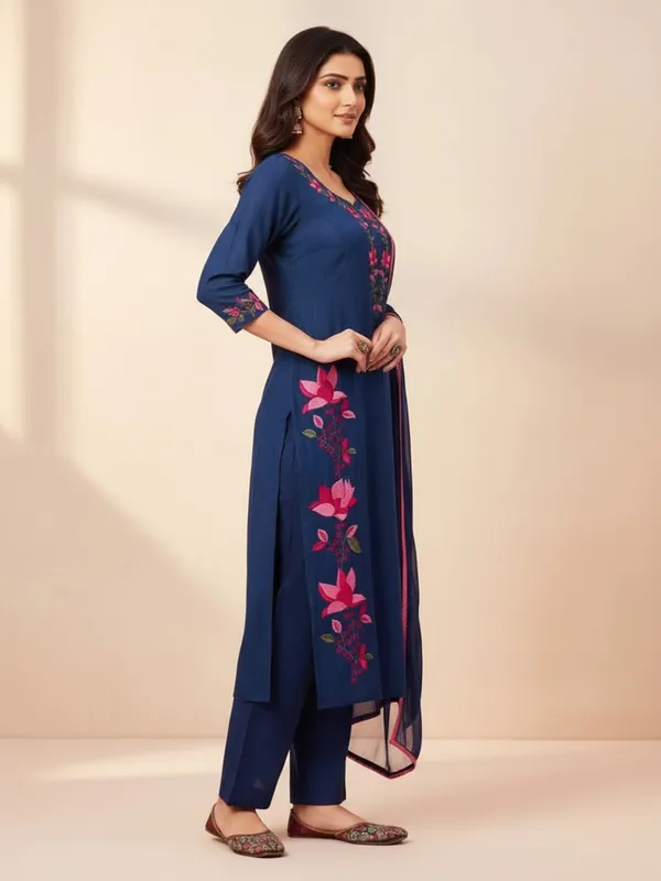 Women_Cotton_A_Line_Kurta_Set_With_Dupatta