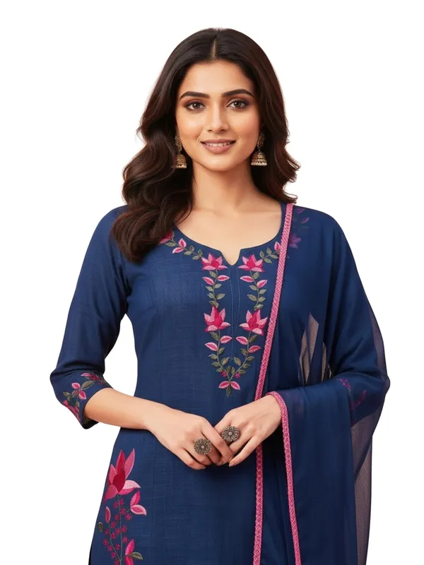 Women_Cotton_A_Line_Kurta_Set_With_Dupatta