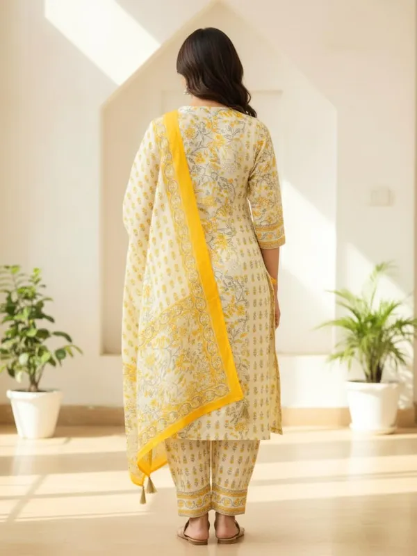 Cotton_Kurta_With_Trousers_And_Dupatta_Set_For_Women