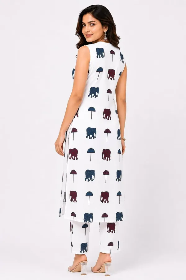Womens_Cotton_Block_Print_Kurta_Pant_Set
