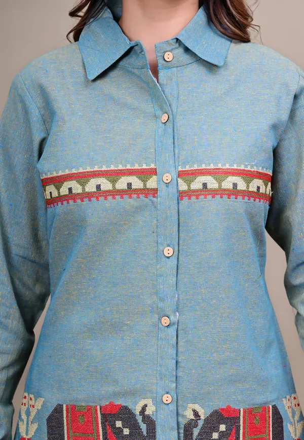 Green_Slub_Cotton_Relaxed_Co-Ord_Set_For_Women