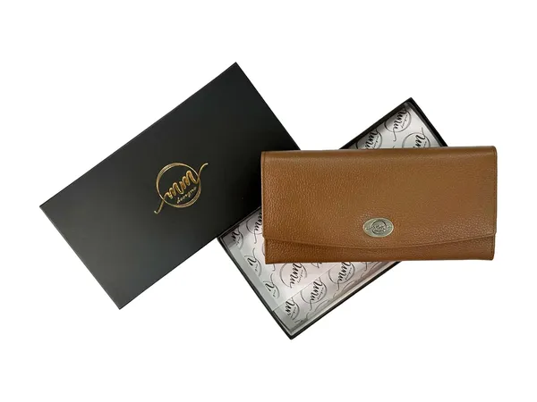 Tan_Leather_Rfid_Purse_Wallet_For_Women