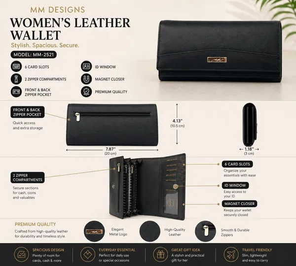 Black_Leather_Purse_Wallet_For_Women