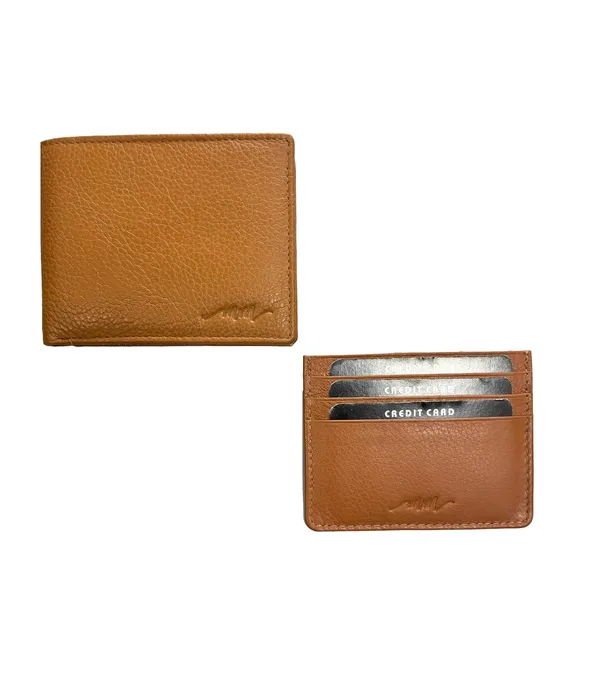 Tan_Leather_Bifold_Wallet_And_Card_Holder_For_Men