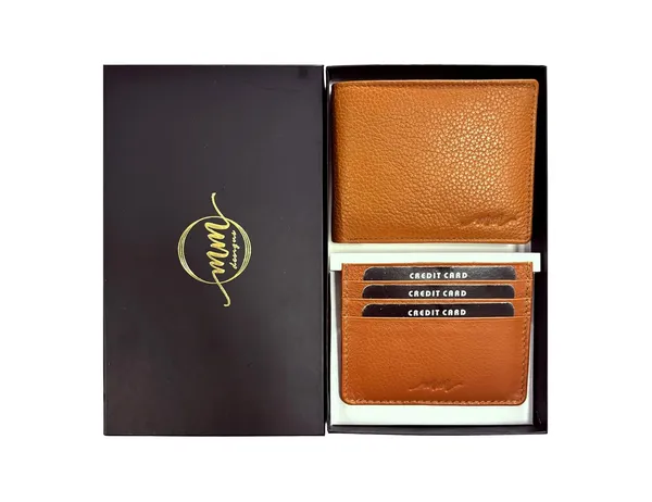 Tan_Leather_Bifold_Wallet_And_Card_Holder_For_Men