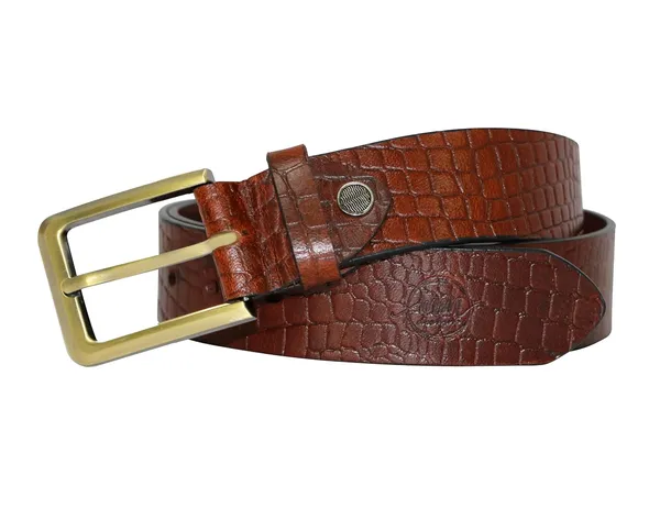 Tan_Leather_Crocodile_Texture_Belt_For_Men