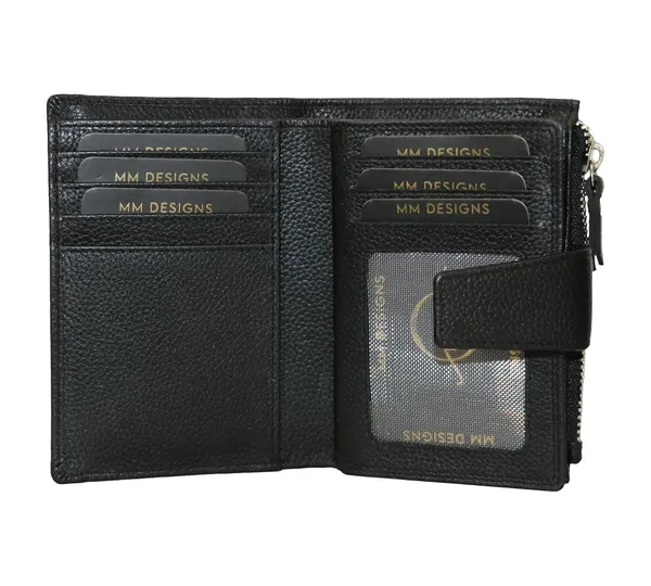 Black_Leather_Bifold_Wallet_For_Women