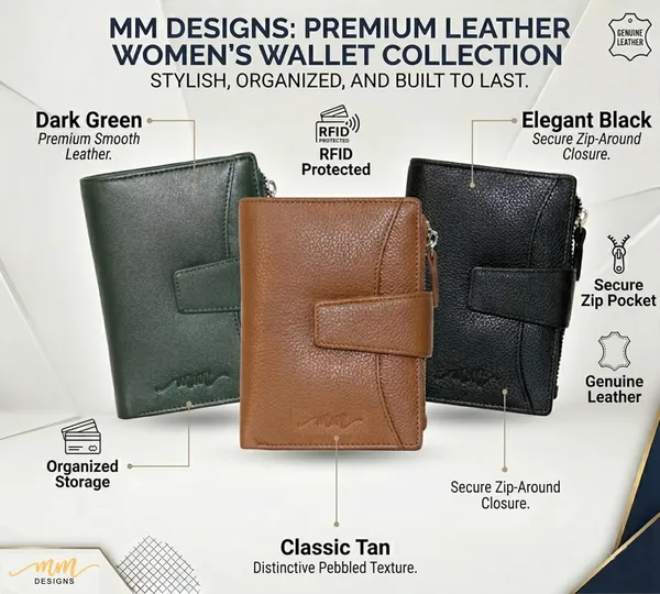 Black_Leather_Bifold_Wallet_For_Women