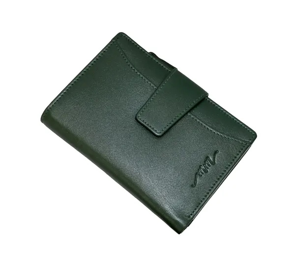 Dark_Green_Leather_Bifold_Wallet_For_Women