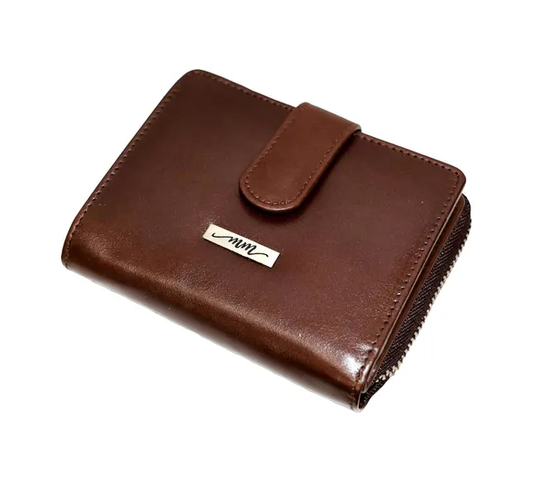 Brown_Leather_Zipper_Wallet_For_Women
