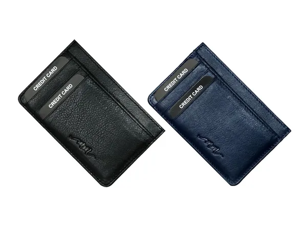 Black_Navy_Blue_Leather_Card_Holder_Wallet