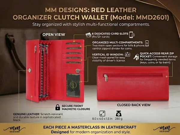 Red_Leather_Clutch_Wallet_For_Women