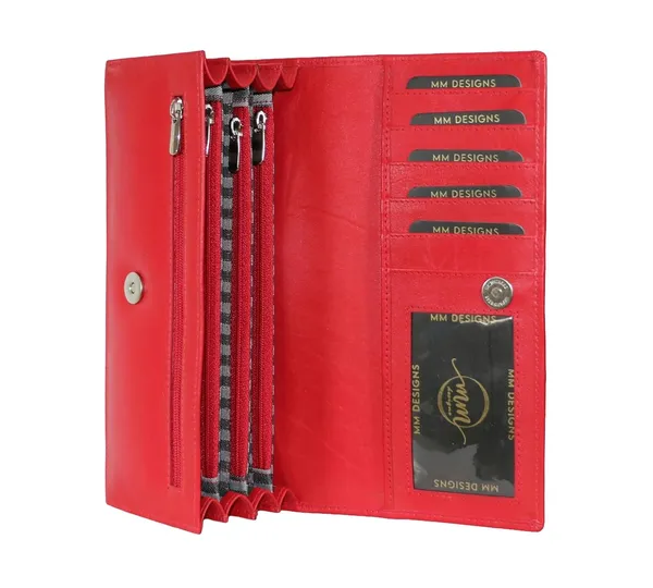 Red_Leather_Clutch_Wallet_For_Women