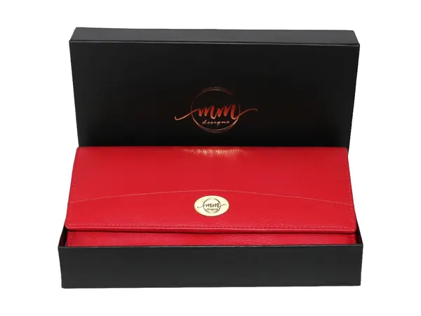 Red_Leather_Clutch_Wallet_For_Women
