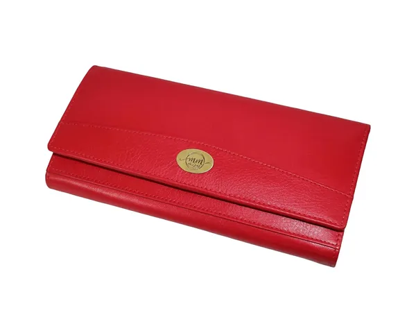 Red_Leather_Clutch_Wallet_For_Women