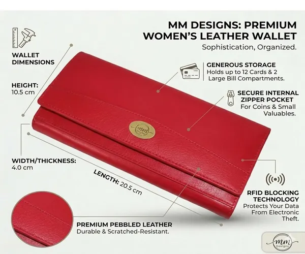 Red_Leather_Clutch_Wallet_For_Women