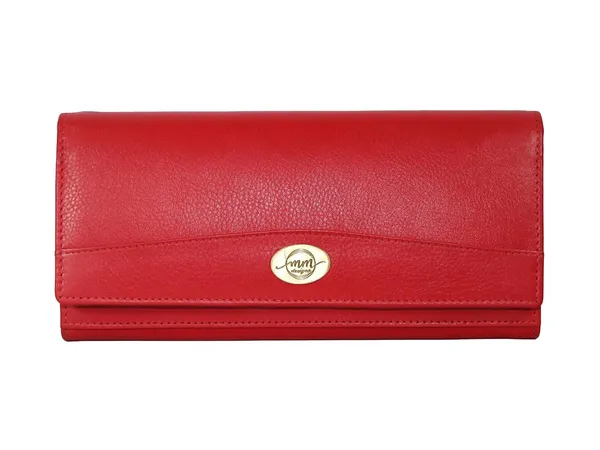 Red_Leather_Clutch_Wallet_For_Women