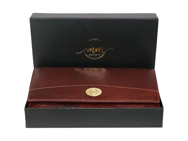 Choco_Brown_Leather_Clutch_Wallet_For_Women