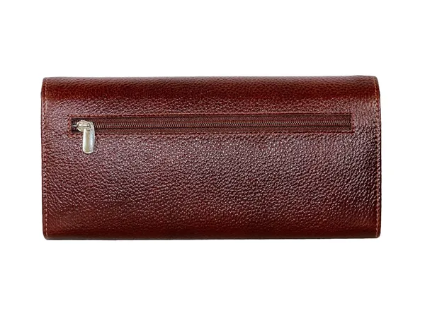 Choco_Brown_Leather_Clutch_Wallet_For_Women