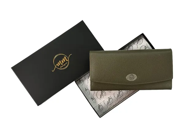Olive_Green_Leather_Rfid_Purse_Wallet