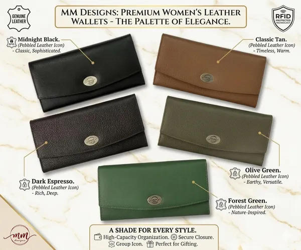 Olive_Green_Leather_Rfid_Purse_Wallet
