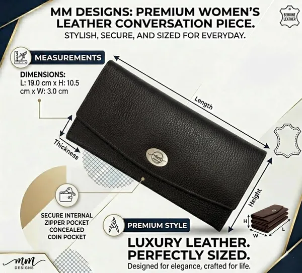 Dark_Brown_Leather_Purse_Wallet_For_Women