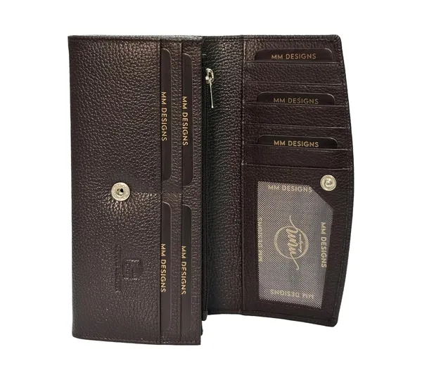Dark_Brown_Leather_Purse_Wallet_For_Women