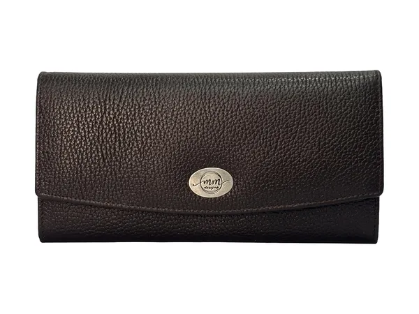 Dark_Brown_Leather_Purse_Wallet_For_Women