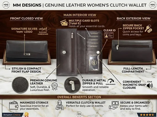 Dark_Brown_Leather_Long_Purse_Wallet_For_Women