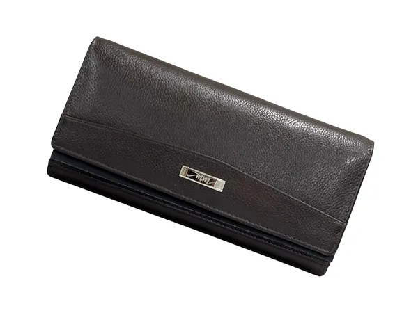 Dark_Brown_Leather_Long_Purse_Wallet_For_Women