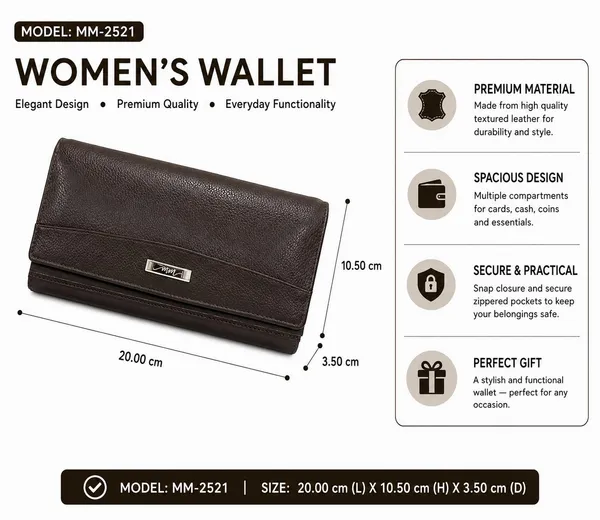 Dark_Brown_Leather_Long_Purse_Wallet_For_Women