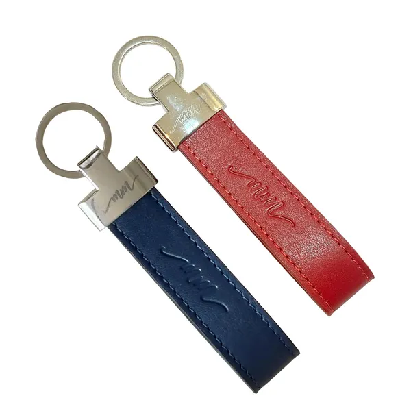 Navy_Blue_And_Wine_Red_Leather_Key_Chain_Set