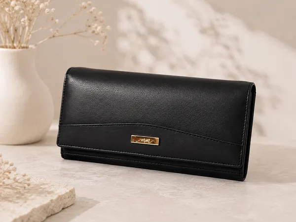 Black_Leather_Purse_Wallet_For_Women