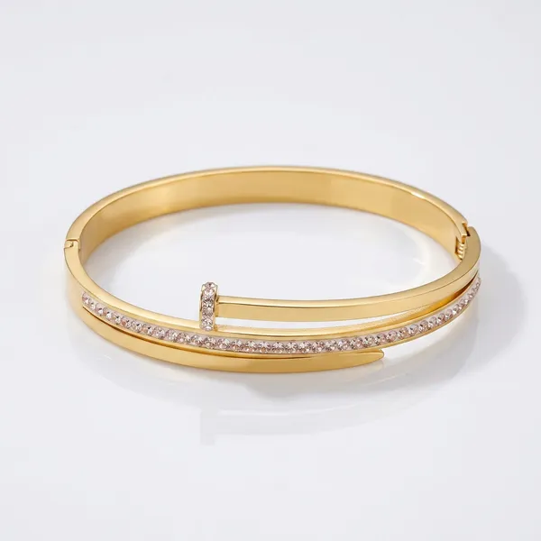 Gold_hinged_bangle_-_Hinged_bangle_-_Diagonal_crystal_bar_detail