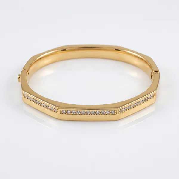 Gold_octagonal_hinged_bangle_-_Hinged_bangle_-_Channel-set_CZ_stone_row