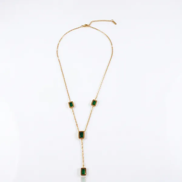Gold_Lariat_Cable_Chain_Emerald_Rectangle_Stone