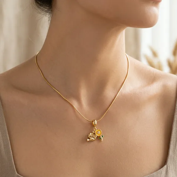 Gold_Snake_Chain_Watering_Can_Sunflower_Charm