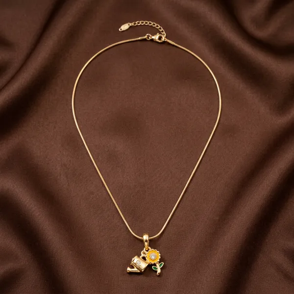 Gold_Snake_Chain_Watering_Can_Sunflower_Charm